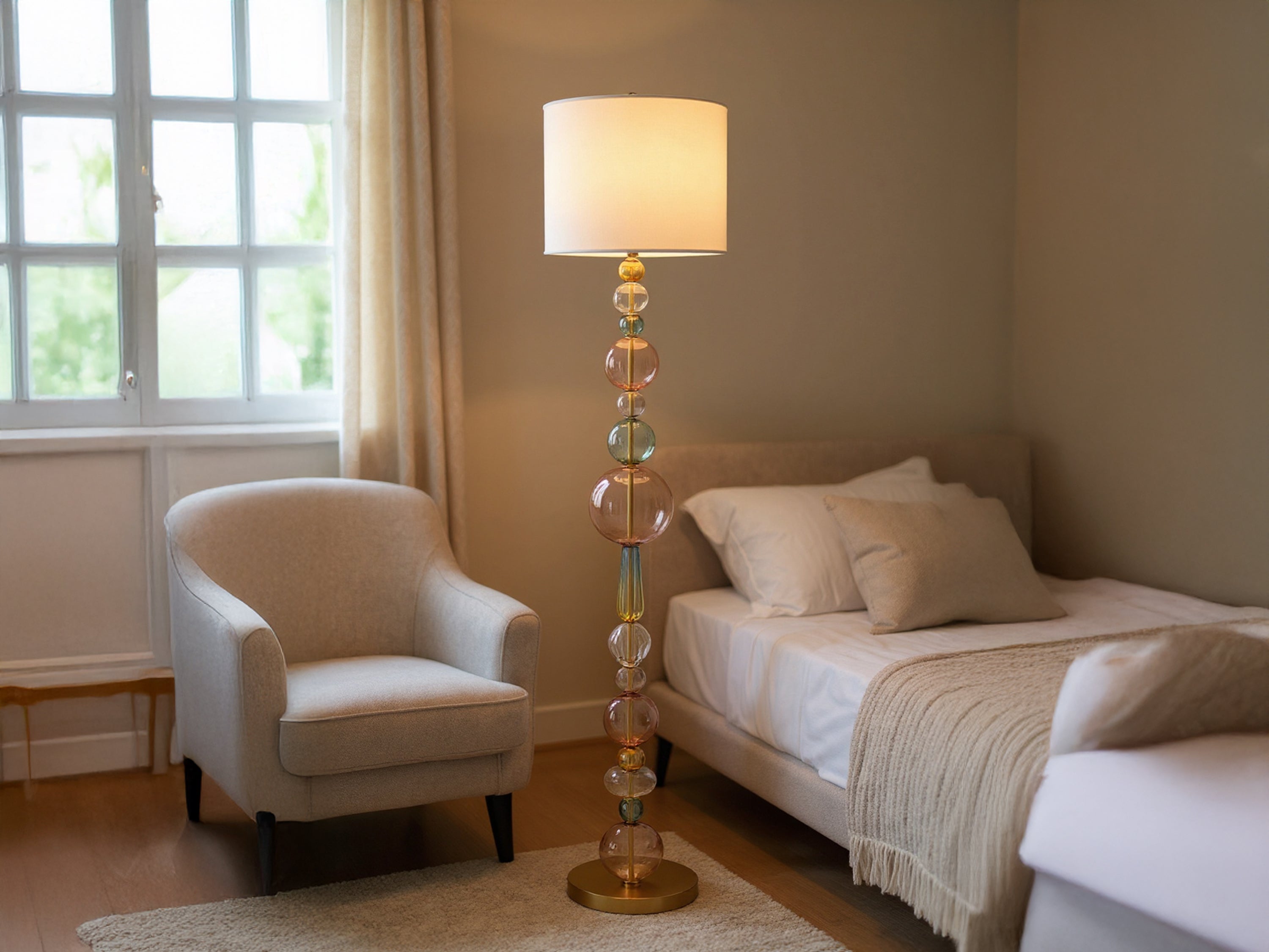 Customized Handmade Glass Floor Lamp